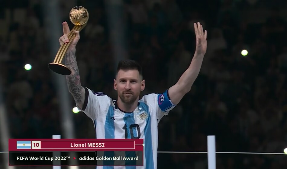 关于国际足球：梅西荣膺2021年金球奖的信息