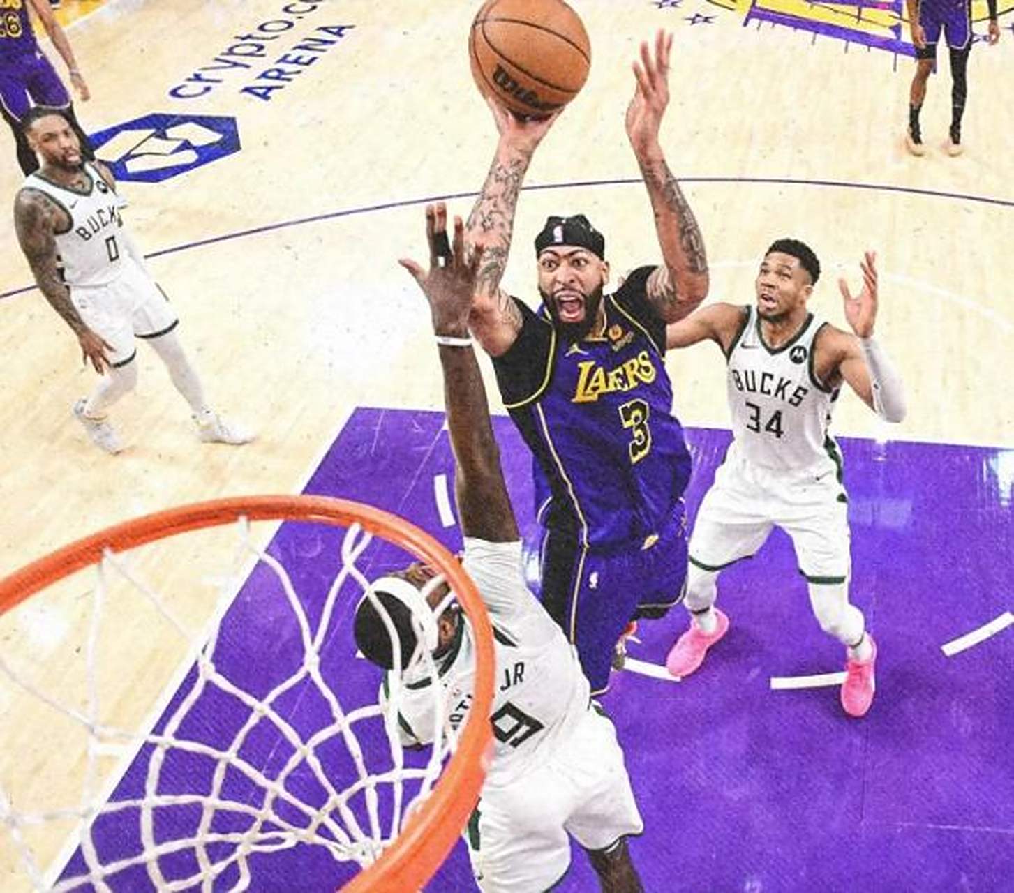 湖人险胜雄鹿B队,浓眉关键制胜 湖人险胜雄鹿B队,浓眉关键制胜